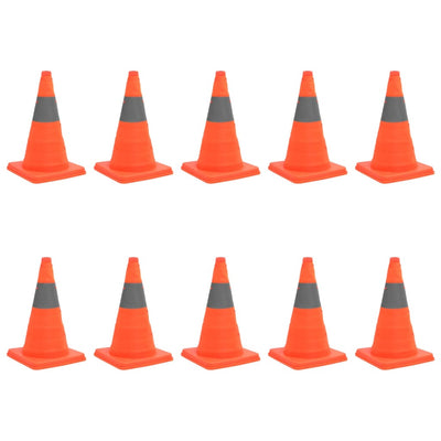 VIDAXL-Verkehrskegel Popup 10 PCs 42 cm
