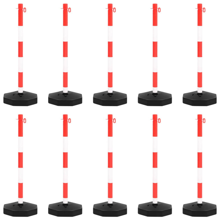 VIDAXL -Ketten -Post -Set mit Plastikkette 10 m