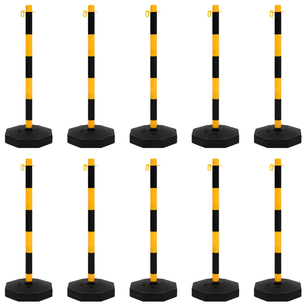 VIDAXL -Ketten -Post -Set mit Plastikkette 10 m