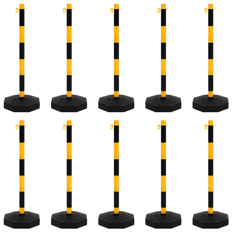 VIDAXL -Ketten -Post -Set mit Plastikkette 10 m