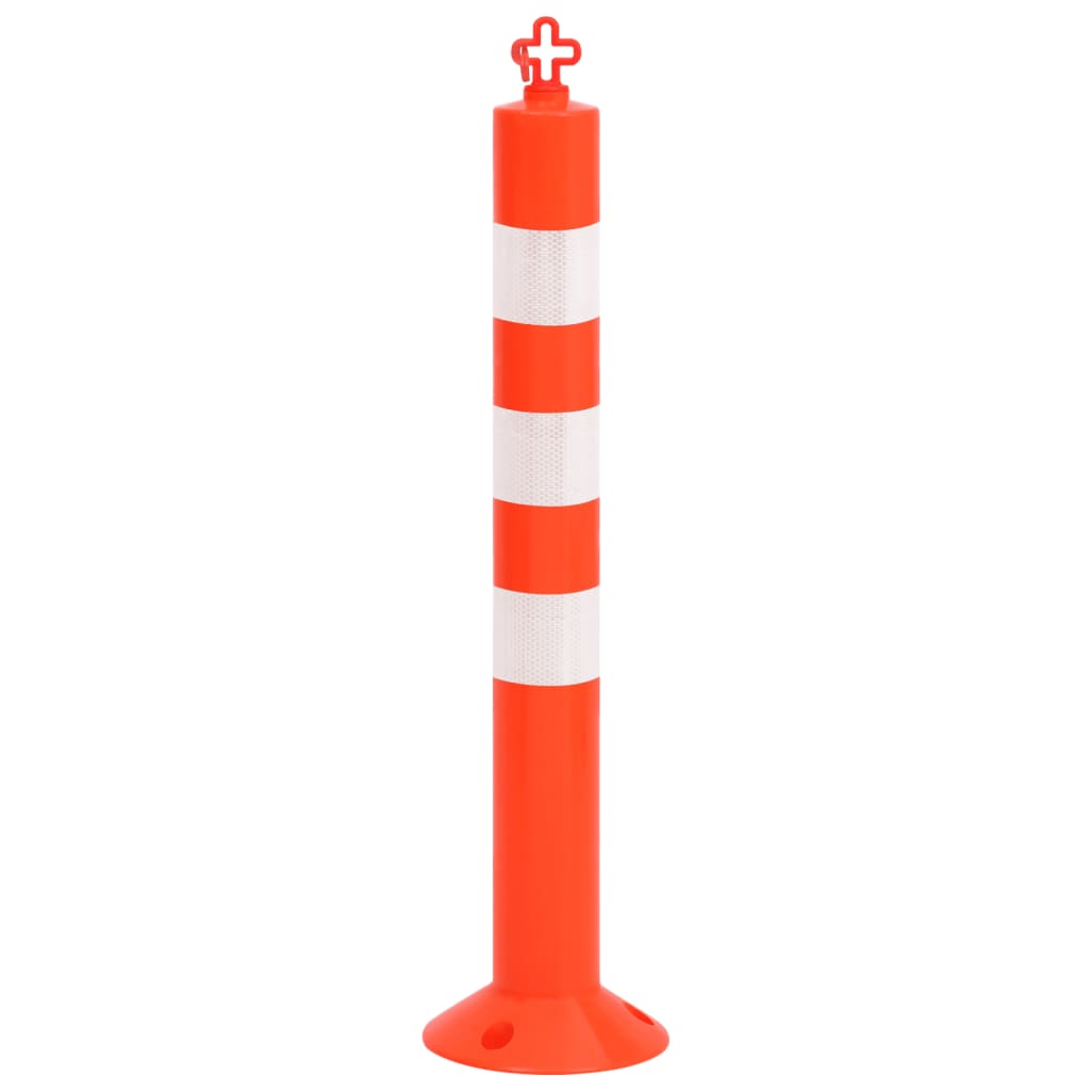 VIDAXL -Verkehrsmasten mit Kette 10 PCs 75 cm PE