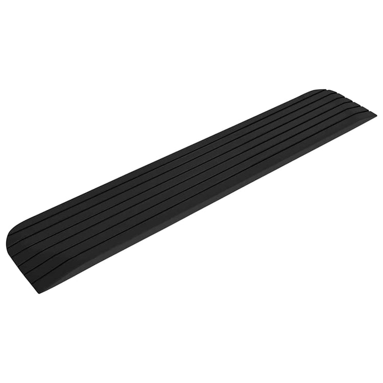 VIDAXL -Schwellenwert hilft 2 PCs 110x21x2,5 cm Gummi