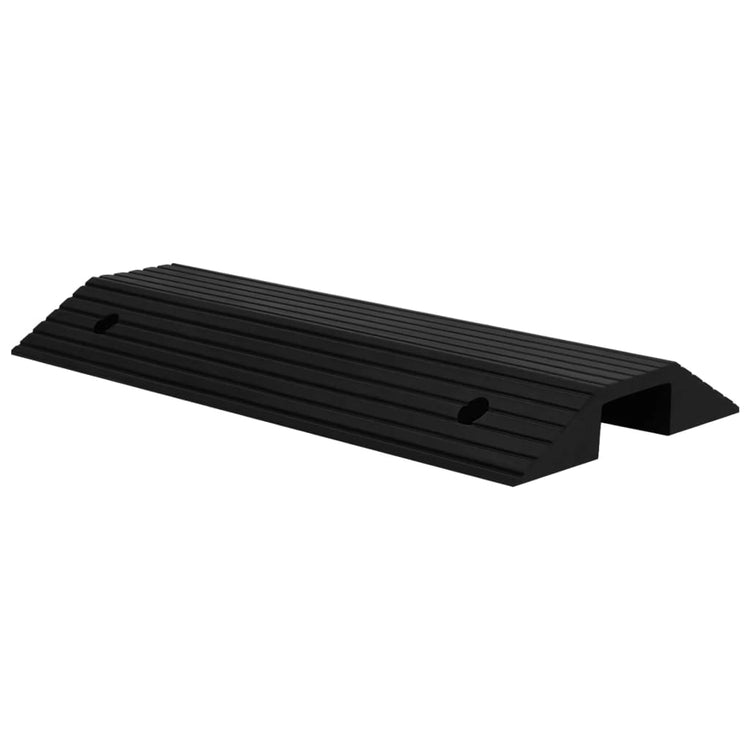 VIDAXL -Schwellenholzbrücke 80x40x8 cm Gummi