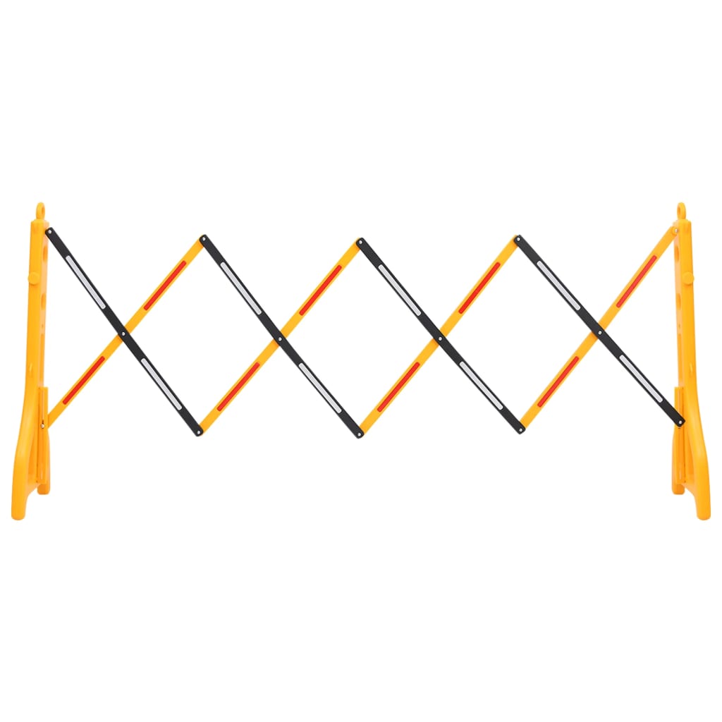 VIDAXL -Verkehrsbarriere faltbare 250x38x96 cm gelb und schwarz