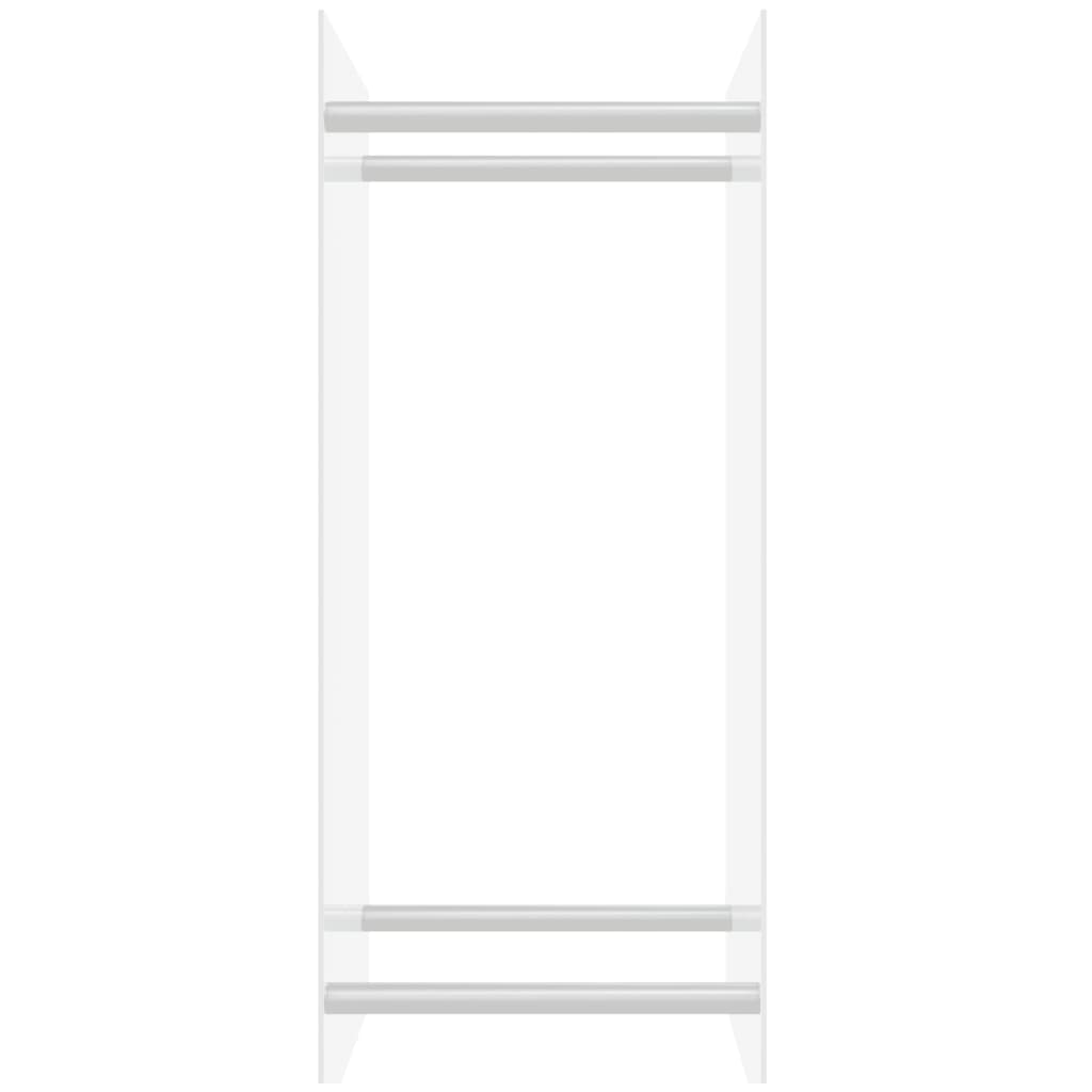 Vidaxl -Kamin Trek 40x35x100 cm gehärtetes Glas transparent