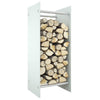 Vidaxl -Kamin Trek 40x35x100 cm gehärtetes Glas weiß