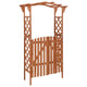 Vidaxl Pergola mit Port 116x40x204 cm Festkieferholz