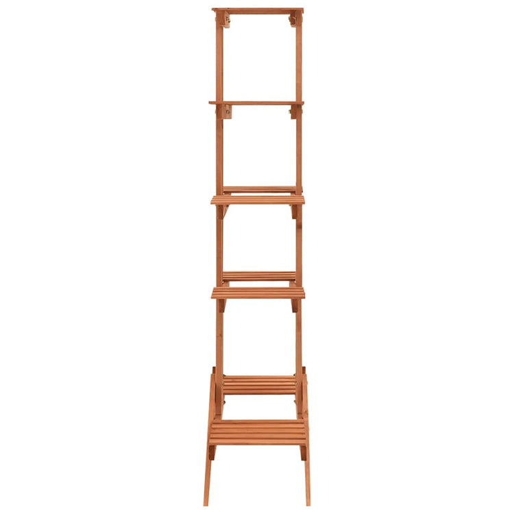 Vidaxl Plant Rack 83x25x132 cm Festkieferholz