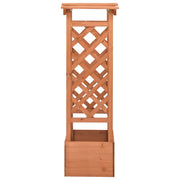 Vidaxl latwerkplantenbak mit Arch 49x39x117 cm Vurenhout - afbeelding 3