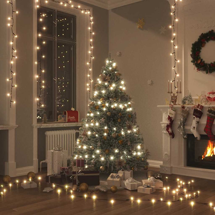Vidaxl leichte Girlande mit 300 LEDs 30 m PVC warmes Weiß