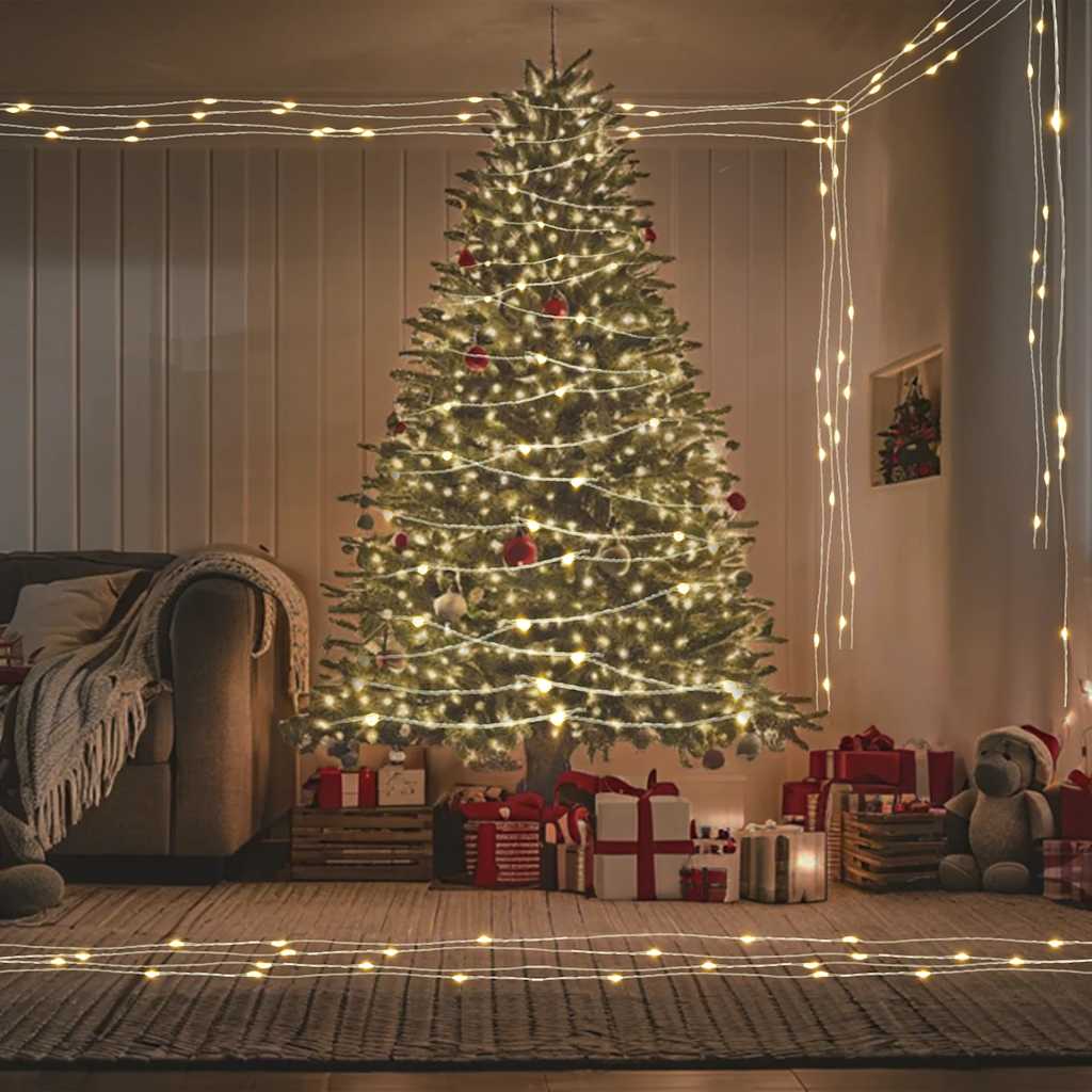Vidaxl leichte Girlande mit 300 LEDs 30 m warmes Weiß