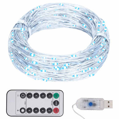 Vidaxl leichte Girlande mit 150 LEDs 15 m kalten Weiß