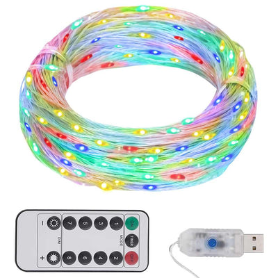 Vidaxl leichte Girlande mit 300 LEDs 30 m mehrfarbig gefärbt