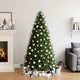 Vidaxl 100-teilige Weihnachtskugel Set Weiß
