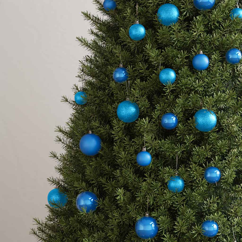 Vidaxl 100-teilige Weihnachtskugel Set Blau