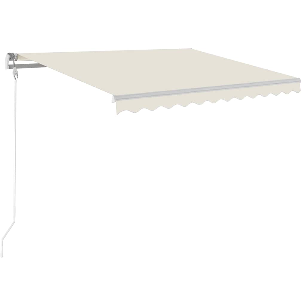 Vidaxx Markise automatisch ausziehbar 300x250 cm Creme