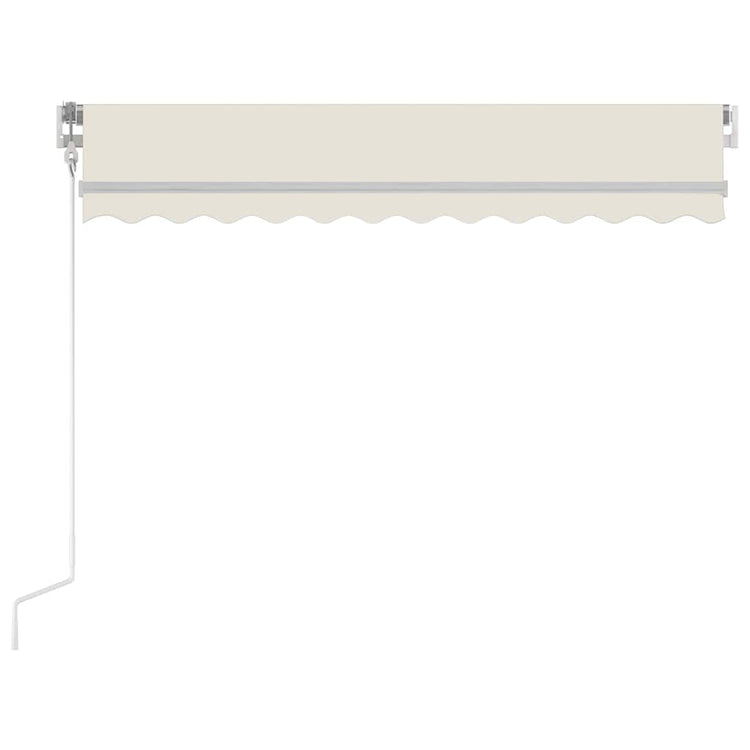 Vidaxx Markise automatisch ausziehbar 300x250 cm Creme