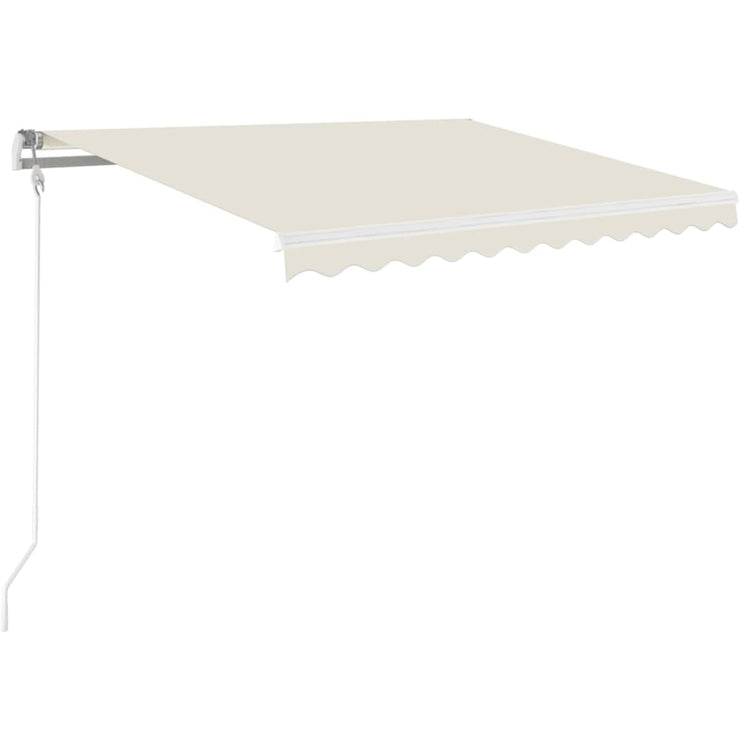 Vidaxl luifel erstreckt sich automatisch 350 x 250 cm cremefarben.