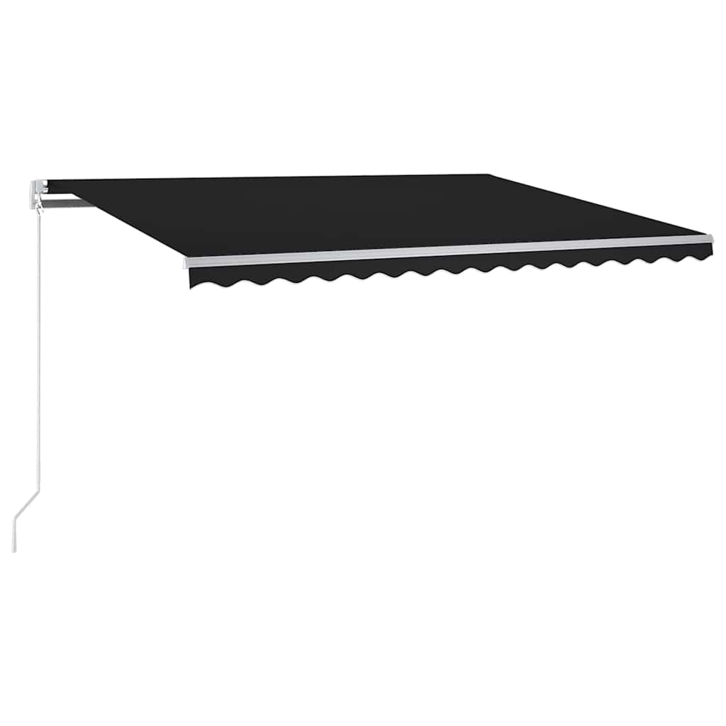 Vidaxl Luifel Automatik mit LED- und Windsensor 350x250 cm Anthrazit