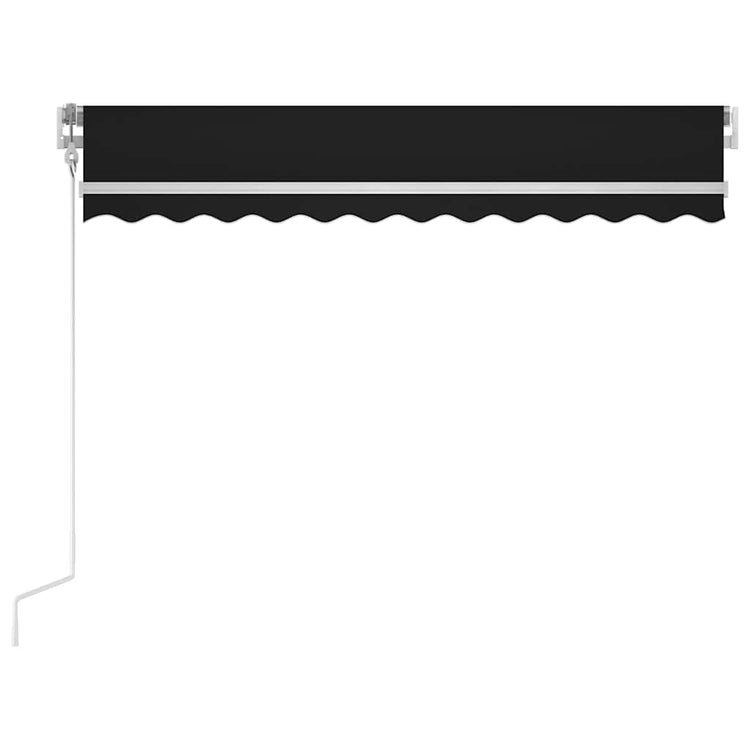 Vidaxl Luifel Automatik mit LED- und Windsensor 350x250 cm Anthrazit