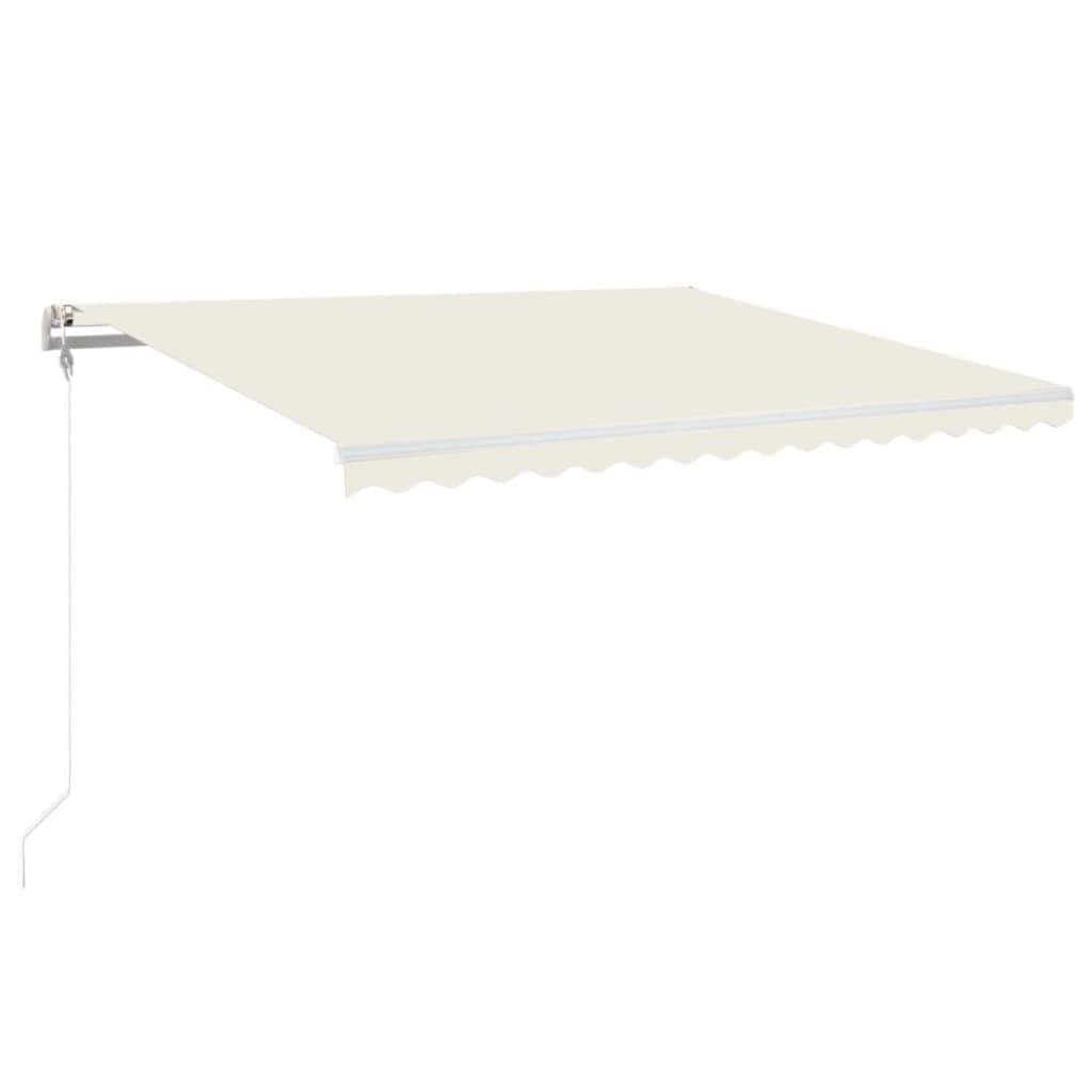 Vidaxl luifel erstreckt sich automatisch 450 x 350 cm cremefarben.