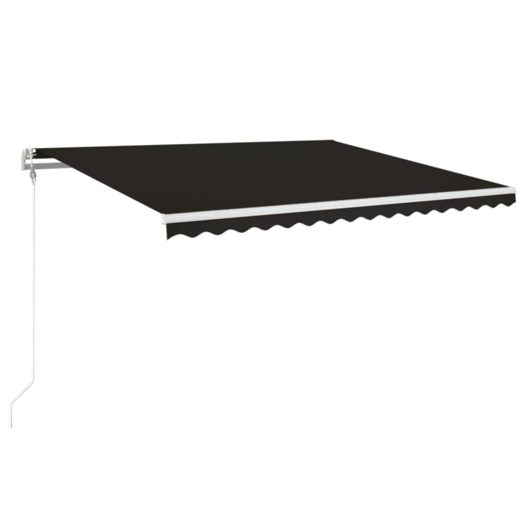 Vidaxl luifel erstreckt sich automatisch 450 x 350 cm Anthrazit -Colored