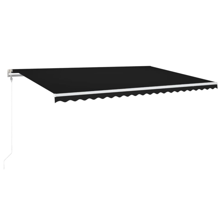Vidaxl luifel erweitert automatisch 500x350 cm Anthrazit -Colored