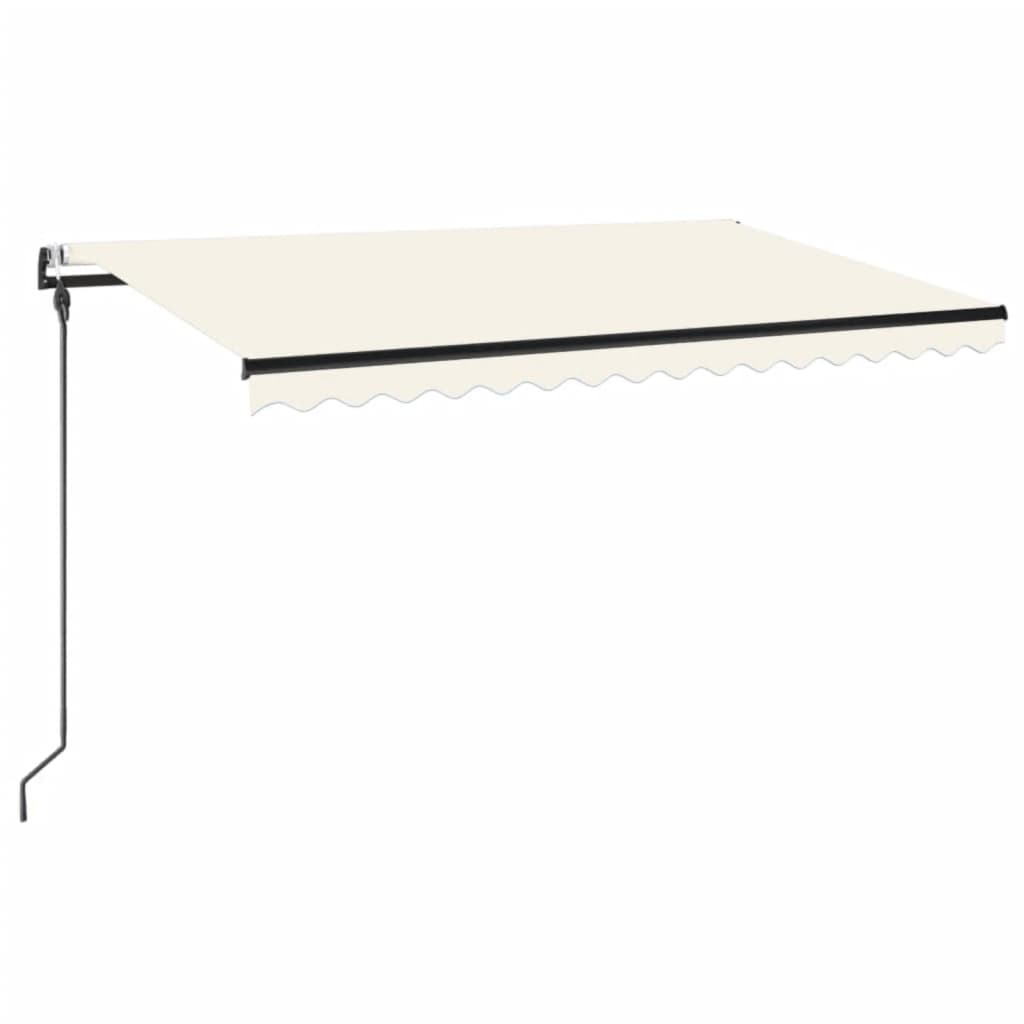 Vidaxl luifel erstreckt sich automatisch 450 x 300 cm cremefarben.
