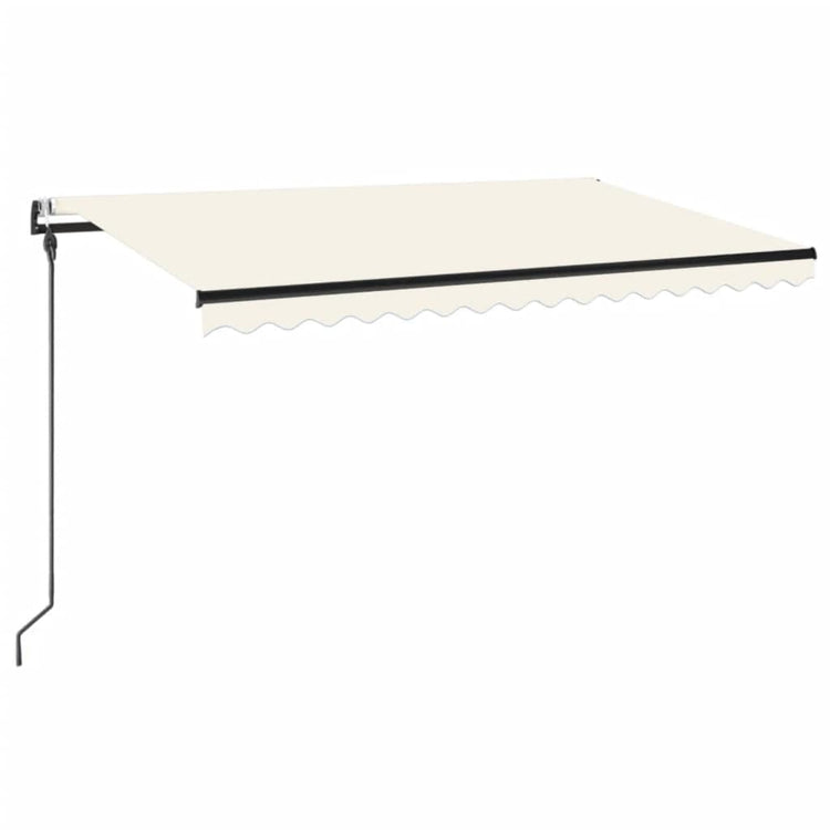 Vidaxl luifel erstreckt sich automatisch 450 x 300 cm cremefarben.