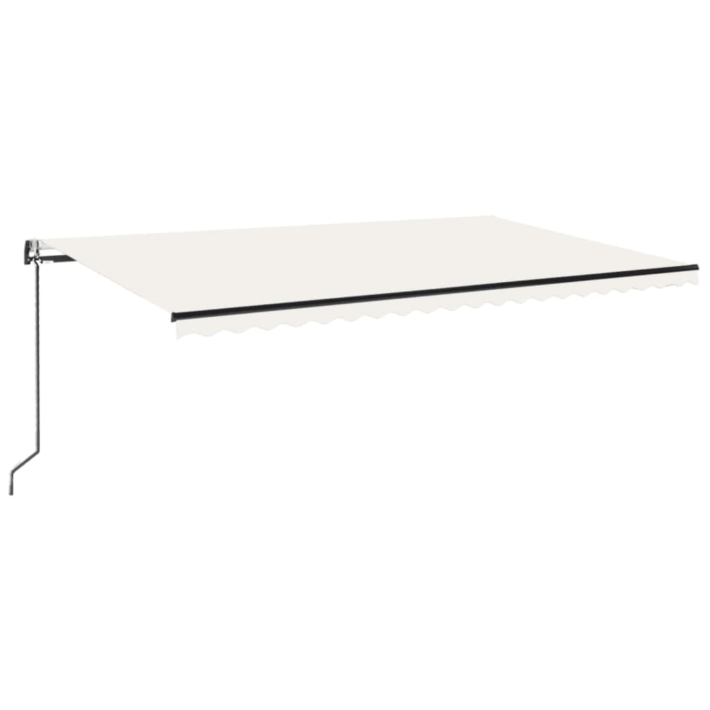 Vidaxl luifel erstreckt sich automatisch 500x300 cm cremefarben.