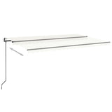 Vidaxl luifel erstreckt sich automatisch 500x300 cm cremefarben. - afbeelding 3