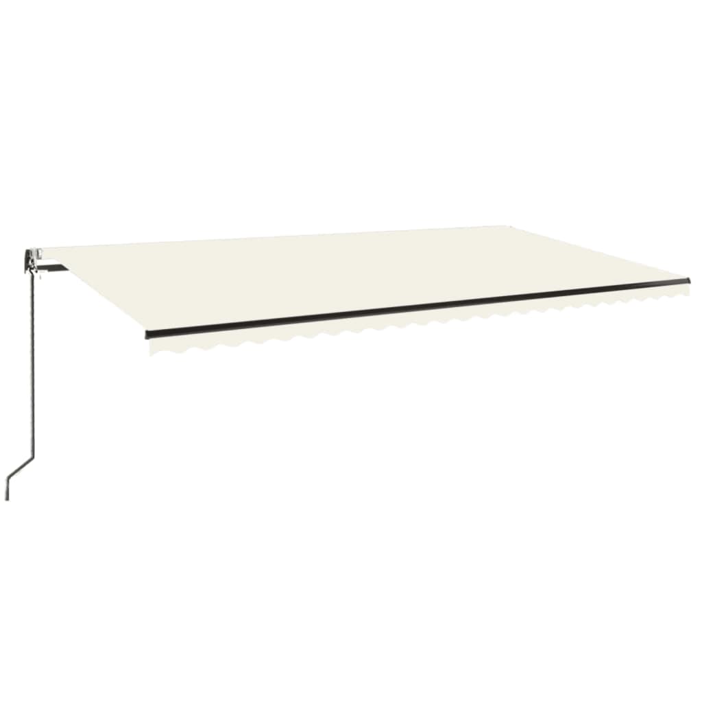 Vidaxl luifel erstreckt sich automatisch 600x350 cm cremefarben.