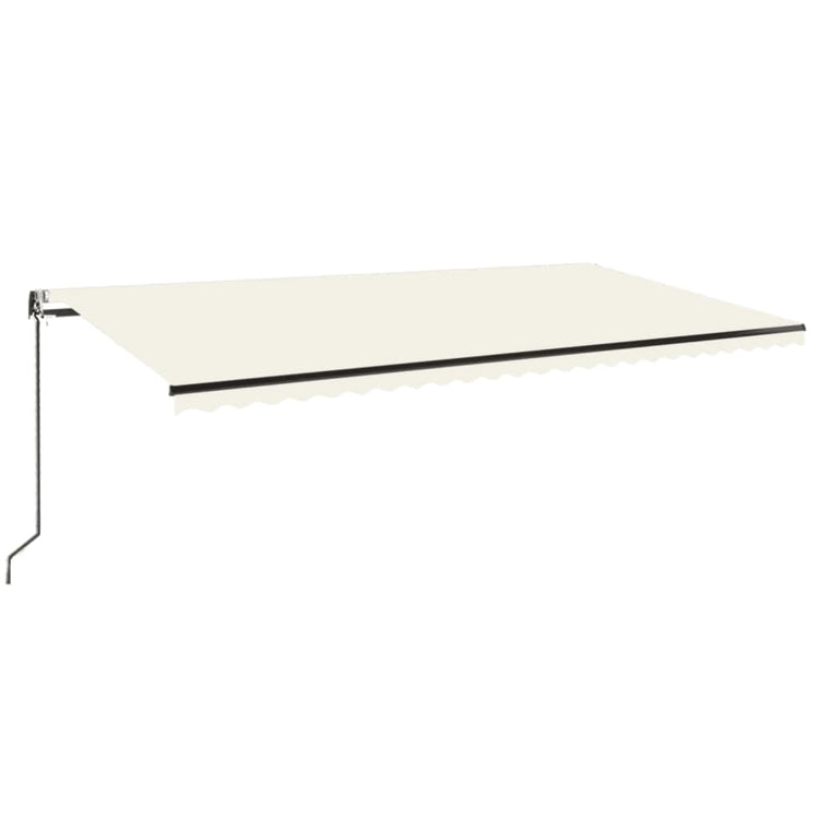 Vidaxl luifel erstreckt sich automatisch 600x350 cm cremefarben.