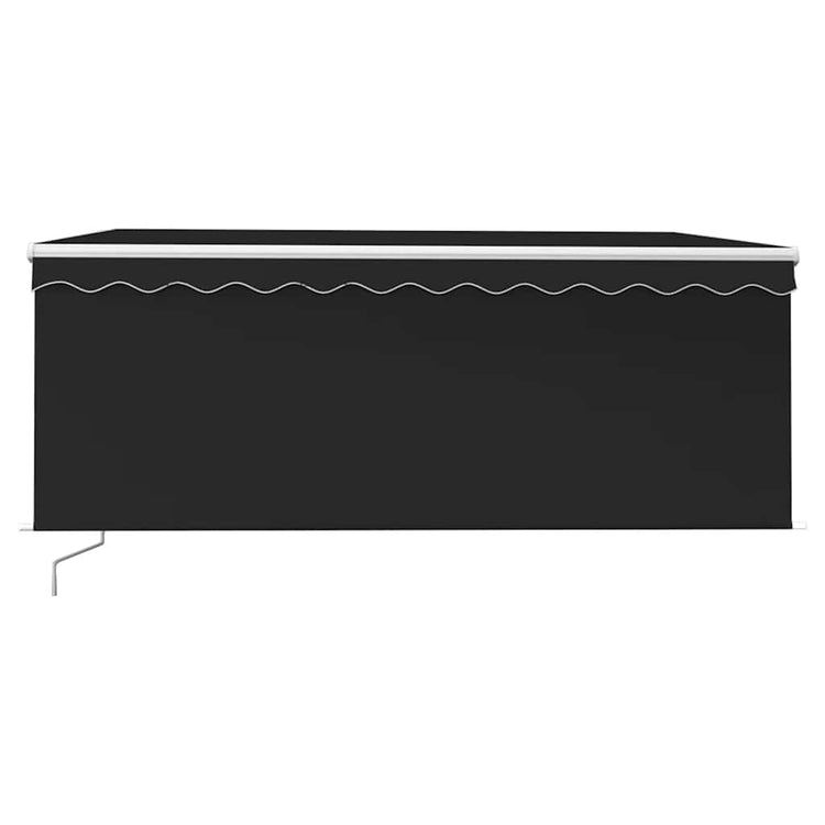 Vidaxl luifel manuell extendable Roller Blind LED 3,5 x 2,5 m Anthrazit