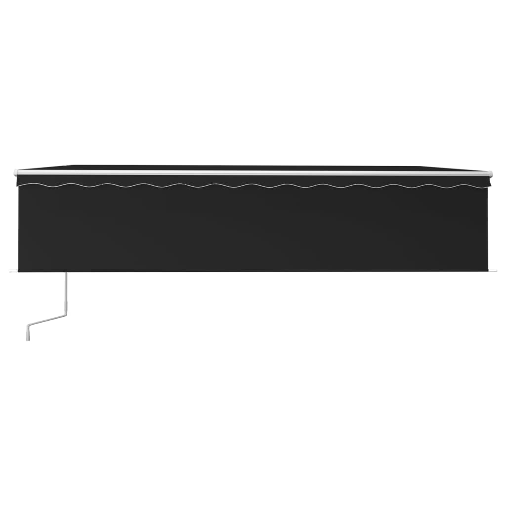 Vidaxl luifel exponierbar mit Roller Blind 6x3 m Anthrazit