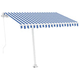 Vidaxl Laifel löschen Sie manuell 300x250 cm blau und weiß - afbeelding 2