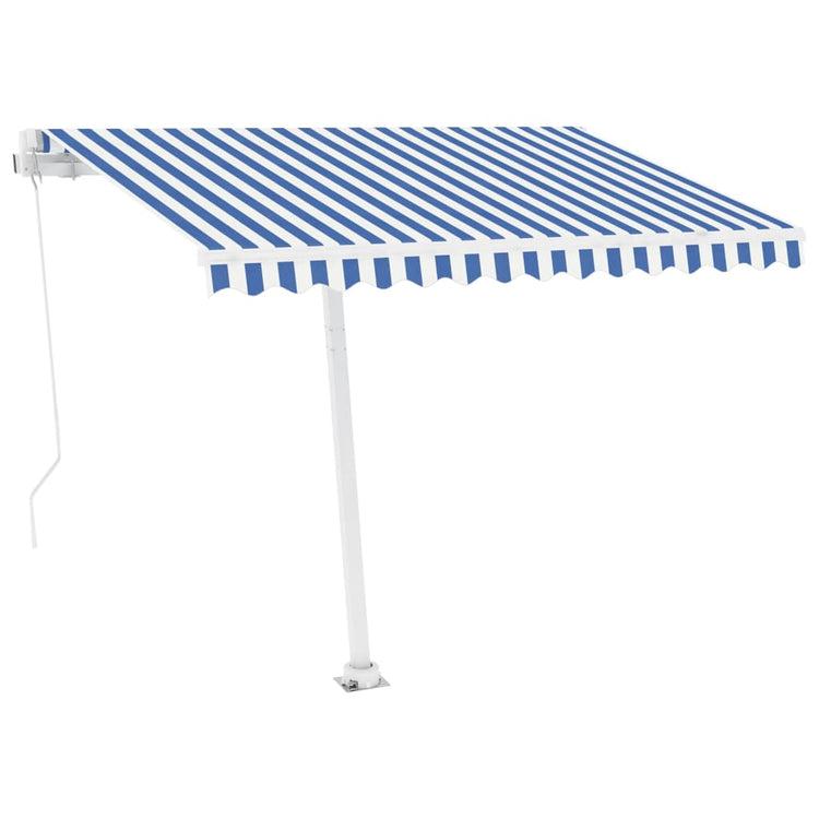 Vidaxl Laifel löschen Sie manuell 300x250 cm blau und weiß