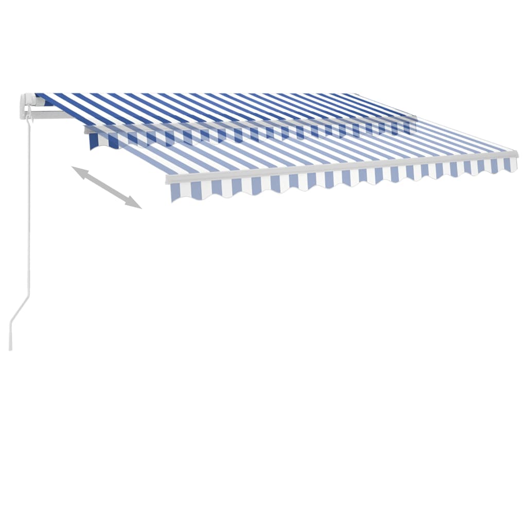 Vidaxl Laifel löschen Sie manuell 300x250 cm blau und weiß