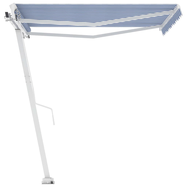 Vidaxl Laifel losgelöst 350x250 cm blau und weiß