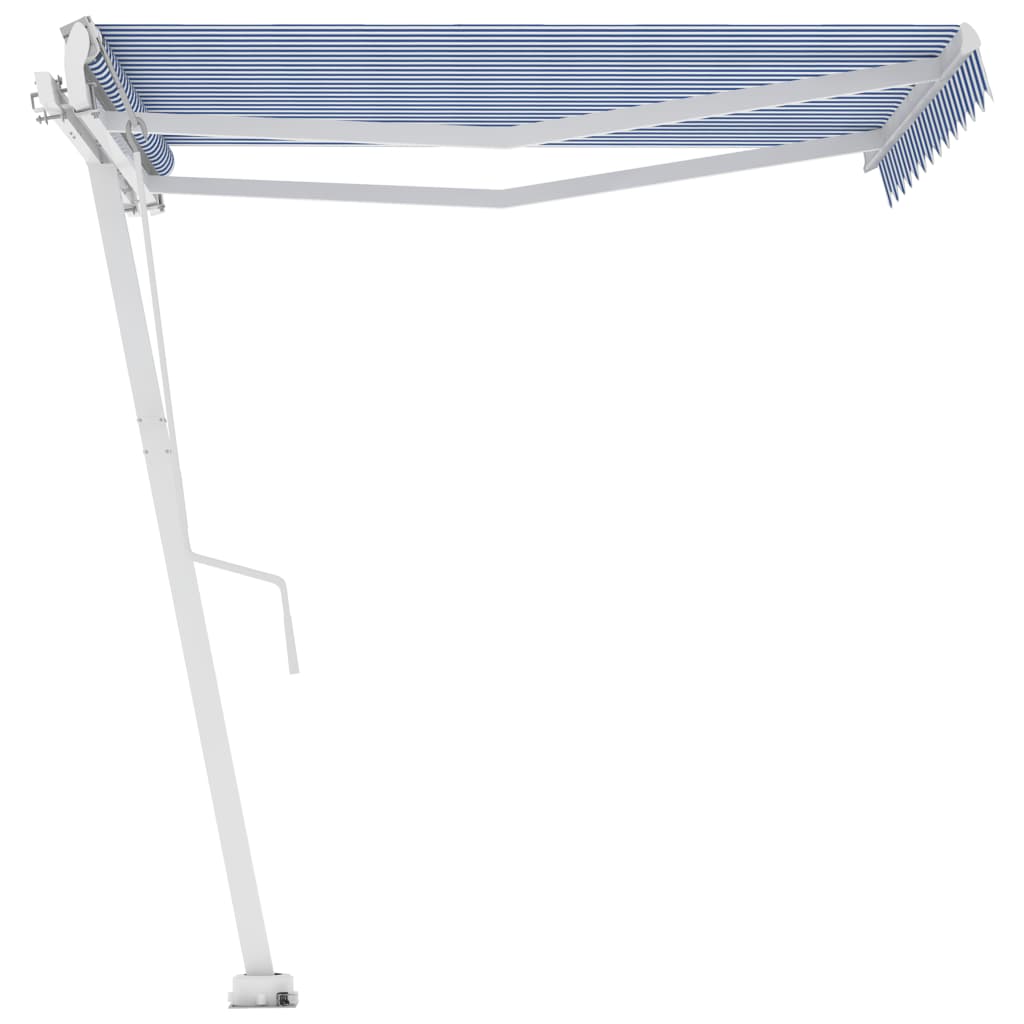Vidaxl laifel kostenlos -ausstehende automatische 350x250 cm blau und weiß