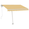 Vidaxl luifel kostenlos -Automatisch 350x250 cm gelb und weiß