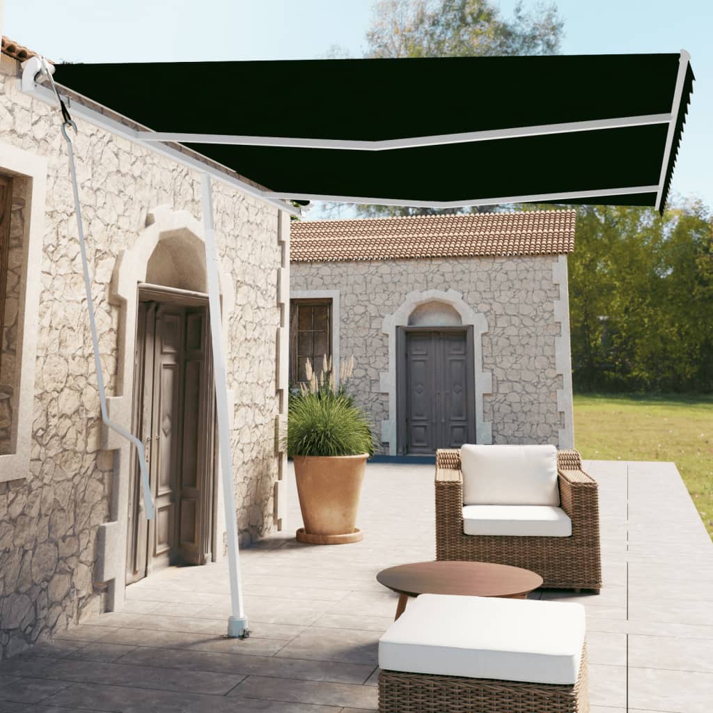 Vidaxl Laifel Free -ausstehende automatische 350x250 cm Anthrazit -Colored