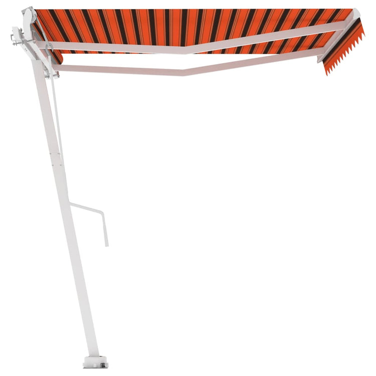Vidaxl luifel kostenlos -ausstehende automatische 350x250 cm orange und braun
