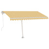 Vidaxl laifel kostenlos -ausstehende automatische 400x300 cm gelb und weiß