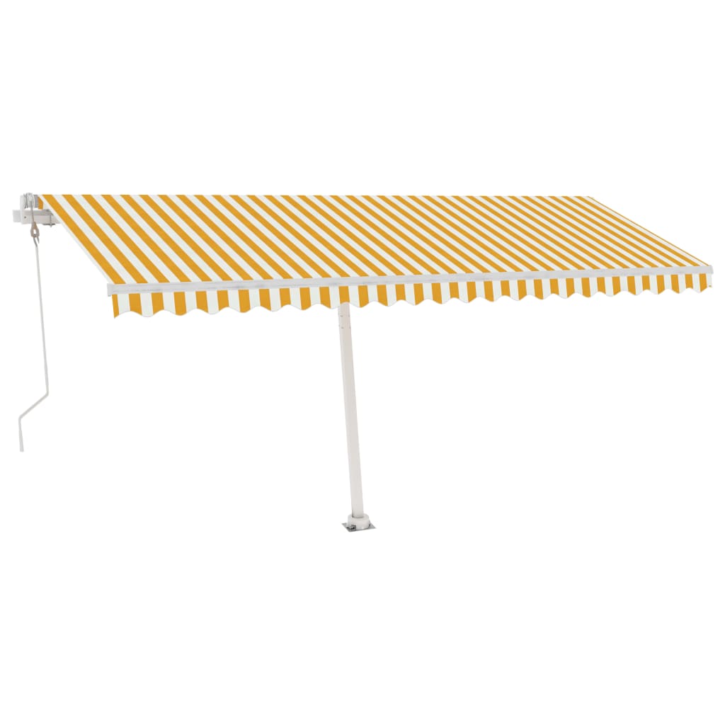 Vidaxl laifel kostenlos -ausstehende automatische 500x350 cm gelb und weiß