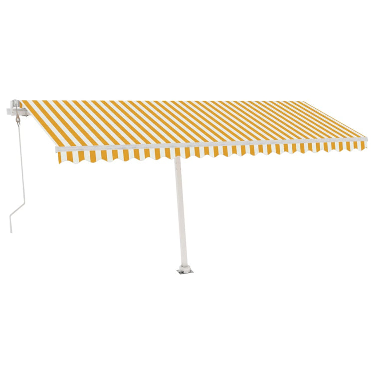 Vidaxl laifel kostenlos -ausstehende automatische 500x350 cm gelb und weiß