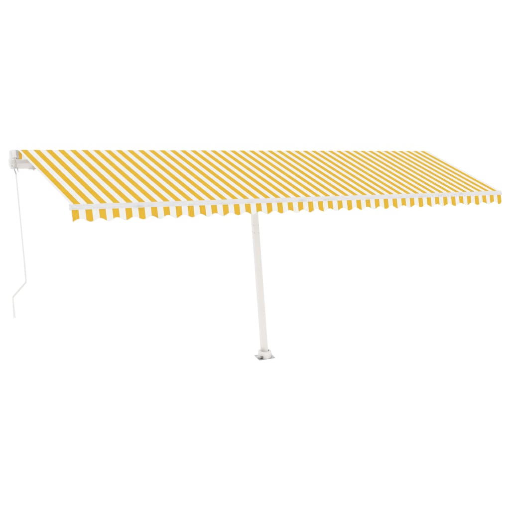 Vidaxl Laifel löschen Sie manuell 600x350 cm gelb und weiß