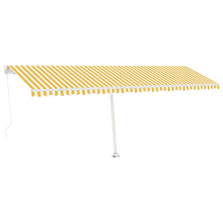 Vidaxl Laifel löschen Sie manuell 600x350 cm gelb und weiß