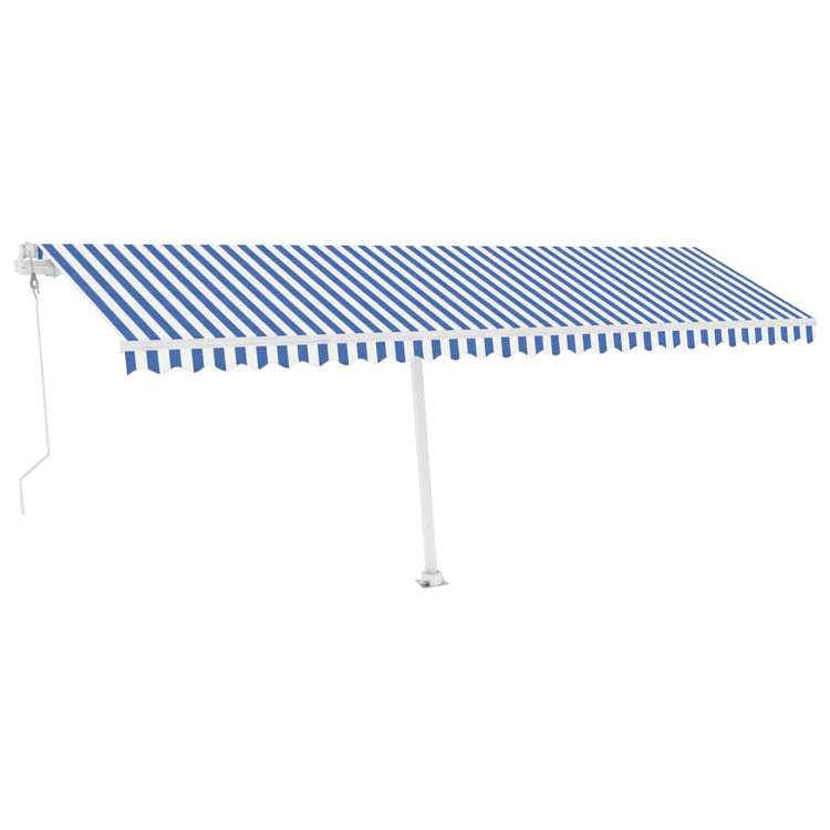Vidaxl laifel kostenlos -ausstehende automatische 600x350 cm blau und weiß
