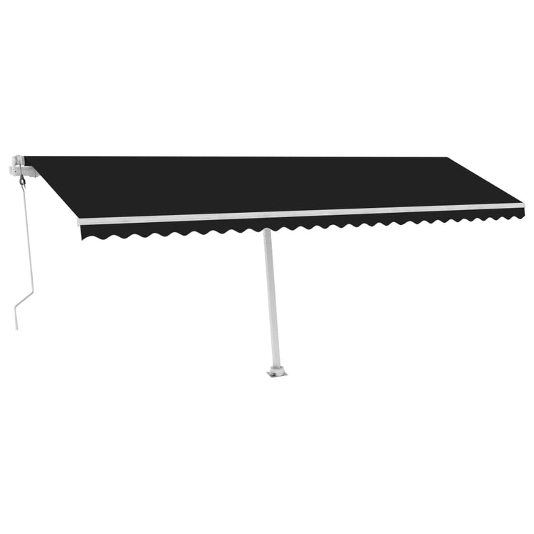 Vidaxl Laifel Free -ausstehende automatische 600x350 cm Anthrazit -gelöscht